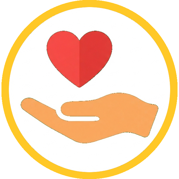 Icône approche humaine